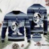 Snoopy Dab Dallas Cowboys Christmas Ugly Sweater Christmas Gifts 1