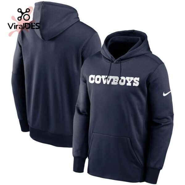 Special Dallas Cowboys Nike Navy Hoodie 3D 1