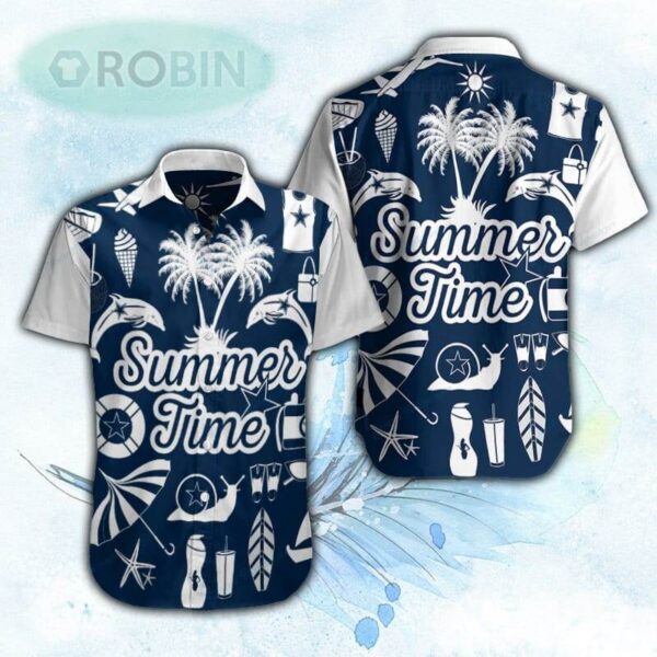 Summer Time Cowboys Hawaiian Shirt For Men and Women 1