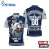 Super Bowl 2021 Dallas Cowboy Nfc East Champions Thank You Fans Personalized Polo Shirts 1