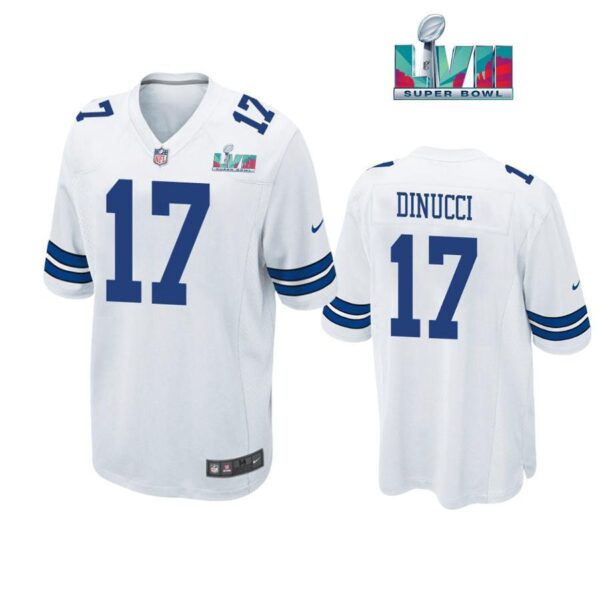 Ben Dinucci 17 Cowboys Super Bowl LVII Super Bowl LVII White Men Game Jersey 1