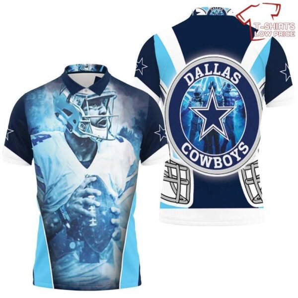 Chidobe Awuzie 24 Dallas Cowboys Nfc East Division Champions Super Bowl 3D Polo 1