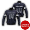 Cowboys Super Bowl Champions Custom Number Name Blue Gift For Cowboys Fans Bomber Jacket 1