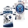 Dallas Cowboys Helmet Nfc East Division Super Bowl 3D Polo 1