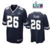 Daron Bland 26 Cowboys Super Bowl LVII Super Bowl LVII Navy Men Game Jersey 1