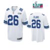 Daron Bland 26 Cowboys Super Bowl LVII Super Bowl LVII White Men Game Jersey 1