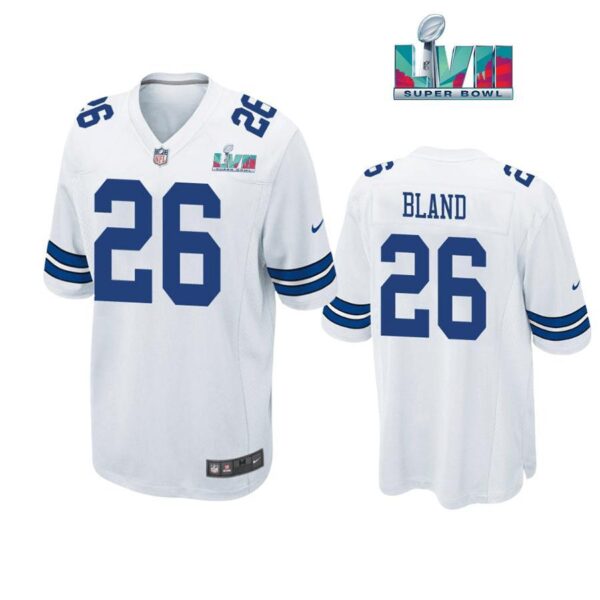 Daron Bland 26 Cowboys Super Bowl LVII Super Bowl LVII White Men Game Jersey 1