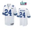 Israel Mukuamu 24 Cowboys Super Bowl LVII Super Bowl LVII White Men Game Jersey 1