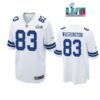 James Washington 83 Cowboys Super Bowl LVII Super Bowl LVII White Men Game Jersey 1