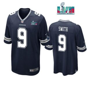 Jaylon Smith 9 Cowboys Super Bowl LVII Super Bowl LVII Navy Men Game Jersey 1