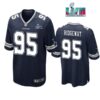 John Ridgeway 95 Cowboys Super Bowl LVII Super Bowl LVII Navy Men Game Jersey 1