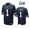 Kelvin Joseph 1 Cowboys Super Bowl LVII Super Bowl LVII Navy Men Game Jersey 1