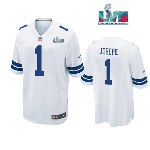 Kelvin Joseph 1 Cowboys Super Bowl LVII Super Bowl LVII White Men Game Jersey 1